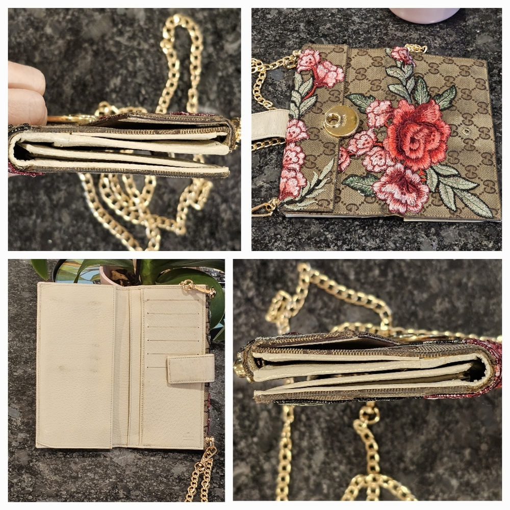 Gucci Gg Monogram Eclipse Continental Wallet W/Cr… - image 8